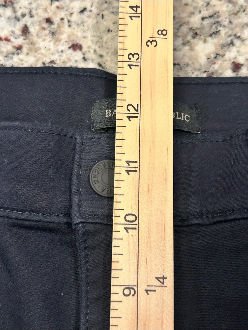 Banana Republic Men’s Black Straight-Leg Pants 36x30 Casual Cotton RN 137013